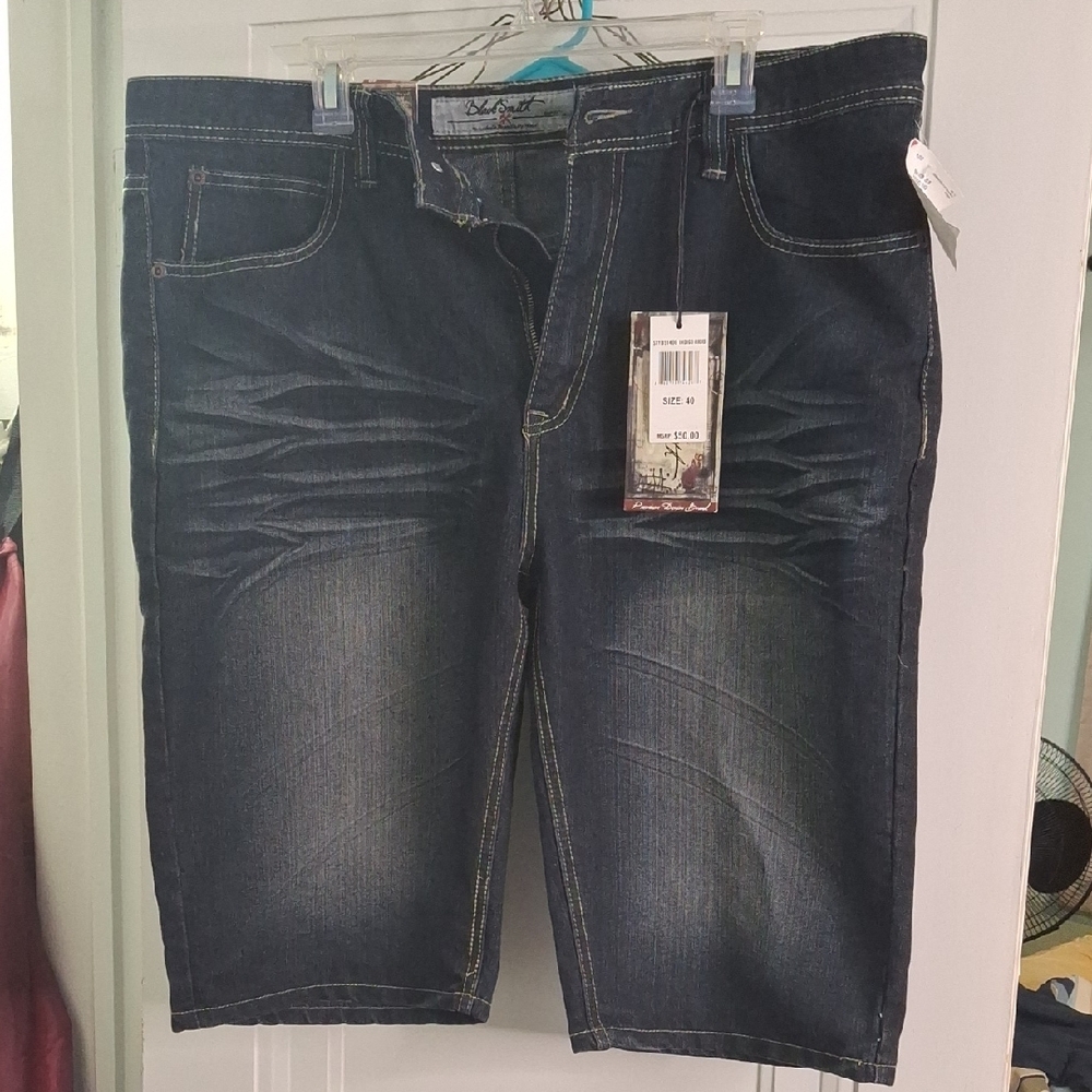 SMITH Blue Jean Shorts Relaxed Fit